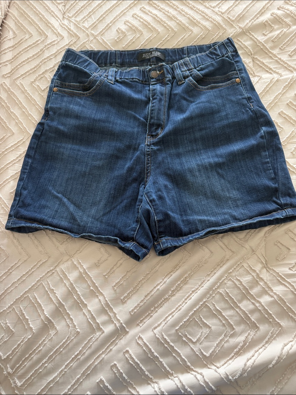 Judy Blue Dark Wash Denim Shorts XL